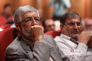غلامعلی حداد عادل در مراسم رونمایی از کتاب همسایه سدر و همسفر رود