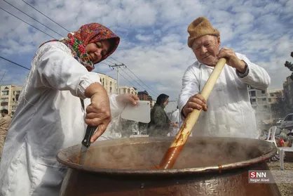 جشنواره سمنو در بجنورد + فیلم