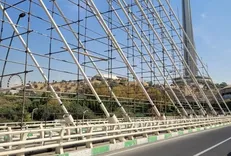 تجهیز پل کابلی بزرگراه شیخ فضل الله به سیستم نورپردازی برنامه پذیر