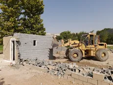 تخریب ۳۵۶ مورد ساخت‌وساز غیرمجاز در مزارع آمل
