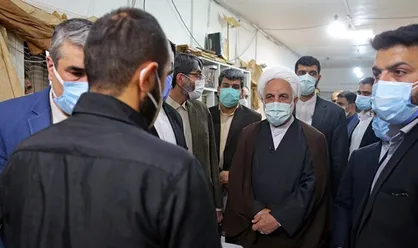 بازدید ۳ ساعته رئیس قوه قضاییه از ندامتگاه دماوند / پیگیری اژه&zwnj;ای از روند واکسیناسیون زندانیان