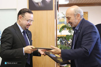 دیدار هیأت عراقی با رئیس دانشگاه تهران / تمدید تفاهم‌نامه همکاری بین دانشگاه تهران و دانشگاه مستنصریه