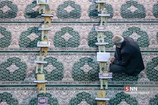 جزء خوانی قرآن کریم در حرم حضرت عبدالعظیم(ع)
