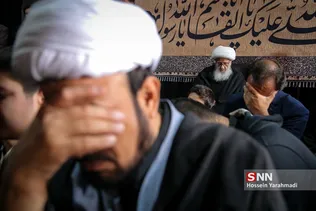 مراسم عزاداری رحلت پیامبر اکرم(ص) و شهادت امام حسن مجتبی علیه‌السلام  در دفتر آیت‌الله وحید خراسانی