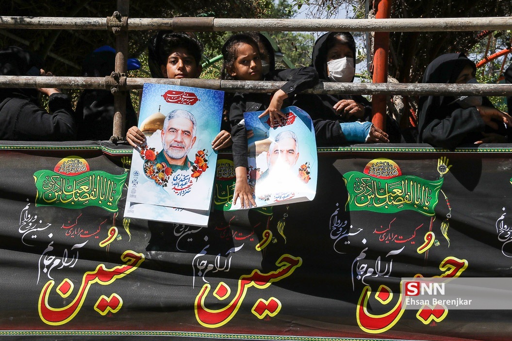 تشییع و خاکسپاری «شهید عبدالله اسکندری» در شیراز