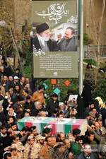 تشییع پیکر جانباز شهید «علی خوش‌لفظ» 
