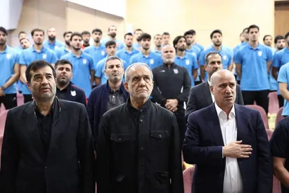 پزشکیان:تیم ملی نماینده غرور، وحدت و اراده ملت ایران است