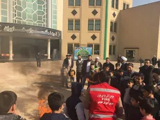 غرفه نمایشگاهی، آموزشی و جذب آتش نشان برپا شد