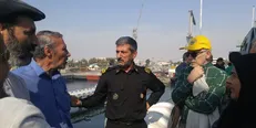 اردوی دریایی راهیان نور هنرمندان به خلیج فارس + عکس