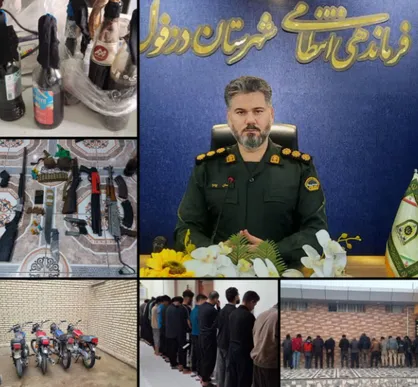 پلیس: ۴۱۲ نفر از عوامل ناآرامی&zwnj;ها در دزفول دستگیر شدند