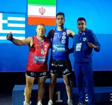 ناک اوت موی تای کار یونانی توسط محمدزاده در کمتر از ۲۰ ثانیه/ برنز 