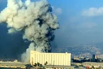 مراسم یادبود جان باختگان انفجار عظیم بندر بیروت به مناسبت سالگرد این حادثه