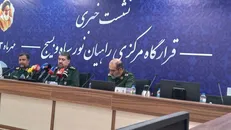 سردار قریشی: برخی کارشناسان خارجی از جمعه نصر به عنوان «وعده صادق ۳» تعبیر کردند/ آمریکا نمی‌تواند مانع اصابت موشک‌های ایران شود+ فیلم