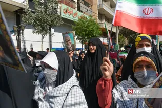راهپیمایی بانوان فاطمی در شیراز