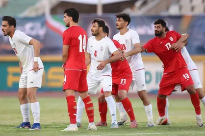 پخش زنده بازی درون گروهی تیم ملی فوتبال ایران