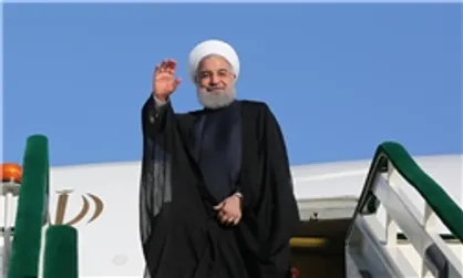 روحانی تهران را به مقصد آنکارا ترک کرد