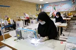 بازدید از خط تولید ماسک و لباس بیمارستانی
