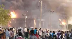 سرکوب تظاهرات در سودان با گاز اشک‌آور