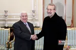 دیدار علی لاریجانی با وزیر امور خارجه سوریه