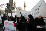 تجمع دانشجویان دانشگاه‌ تهران در اعتراض به معامله قرن