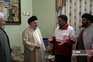 دیدار علی‌اصغر پیوندی با حجت‌الاسلام‌ والمسلمین سید جواد شهرستانی نماینده آیت‌الله سیستانی در ایران