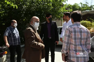 حضور مهدی چمران در خبرگزاری