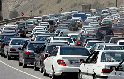 ترافیک نیمه&zwnj;سنگین در محور هراز/ حضور گردشگران در آبعلی علت اصلی ترافیک