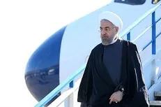 روحانی وارد استان یزد شد