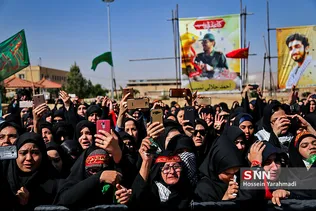 تشییع و تدفین دو شهید گمنام در دانشگاه پیام نور قم