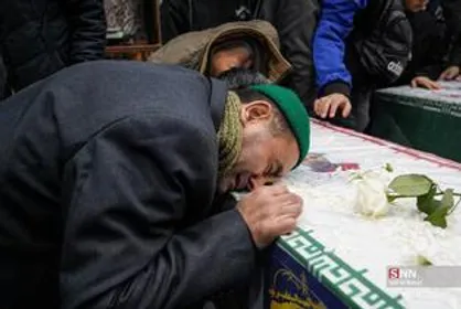 تشییع پیکر شهید تروریستی اخیر در مشهد