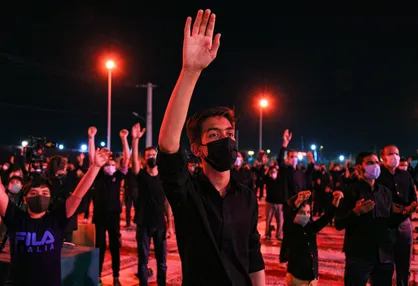 عزاداری شب سوم ماه محرم در کاظمیه یزد
