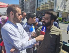 حسین طاهری: هر زمان فرمانده امر کند شمشیر می‌کشیم/ دوستداران انقلاب تا آخر از صهیونیست‌ها متنفر هستند+فیلم