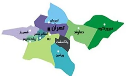 توسعه استان تهران به سمت جنوب شرقی افزایش یافته است