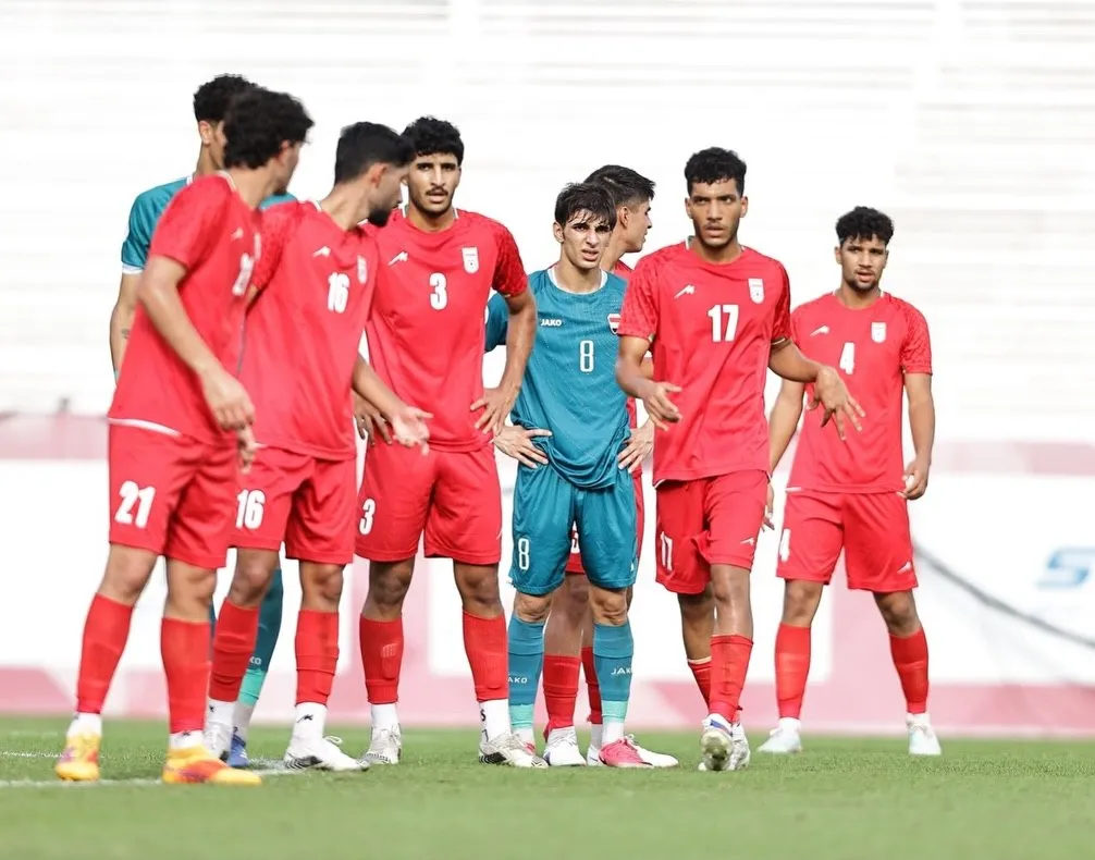 تساوی تیم ملی فوتبال جوانان مقابل عراق در دیدار تدارکاتی