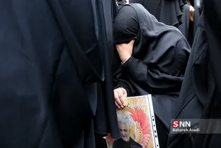 سوگواری شهادت سردار سلیمانی در دانشگاه تهران