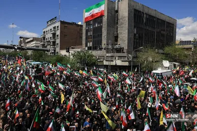 عزاداری مردم تهران در روز اربعین رهبر شهید انقلاب اسلامی (۳)