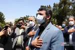 تشییع و تدفین پیکر نادر طالب‌زاده در بهشت زهرا(س)