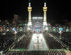 آغاز مراسم خطبه‌خوانی شب شهادت امام رضا (ع) در حرم مطهر رضوی