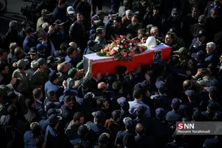 تشییع پیکر امیر سرتیپ دوم خلبان شهید محمدرضا رحمانی