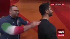 پایان کار عالی‌پور در یک‌ضرب با مهار وزنه ۱۸۰ کیلوگرمی
