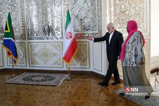دیدار و نشست وزیر روابط و همکاریهای آفریقای جنوبی با وزیر امور خارجه ایران