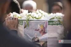 تشییع پیکر شهیده فاطمه دهقانی در دانشگاه سجاد مشهد +تصاویر
