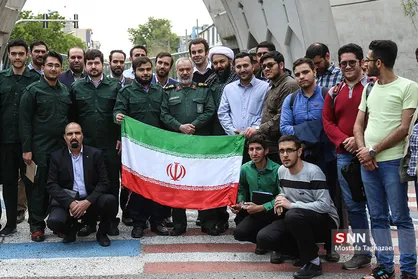 حضور سردار فدوی در دانشگاه علم و صنعت