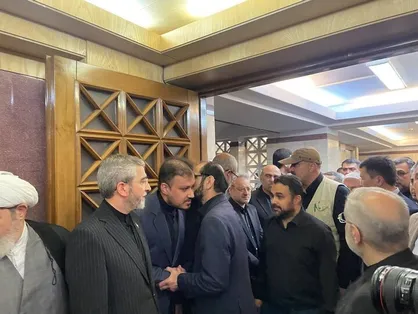 برگزاری مراسم ترحیم شهید امیرعبداللهیان با حضور مسئولان+فیلم