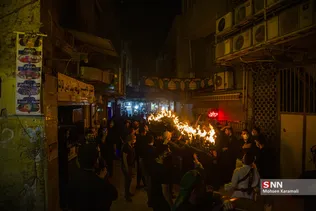 مراسم مشعل گردانی در قم