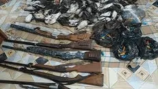 دستگیری چهار شکارچی غیرمجاز پرندگان کمیاب در چرام