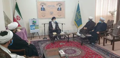 برگزاری مراسم رونمایی از کتاب فلسطین فی وجدان علماء الاسلام با حضور آیت الله حسینی بوشهری