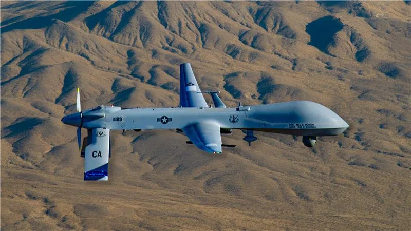 انهدام پهپاد آمریکایی MQ-1 در آسمان تنگه هرمز