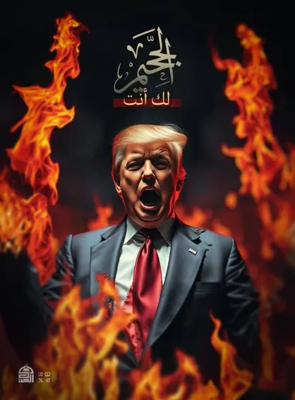 پیام تصویری انصارالله خطاب به &laquo;ترامپ&raquo; بعد از حمله به یمن