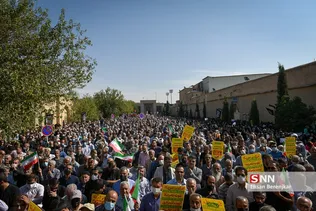 راهپیمایی مردمی اعلام انزجار از اقدام تروریستی حرم شاهچراغ(ع) در شیراز
